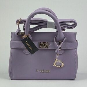 Bebe Lilac Satchel Bag
